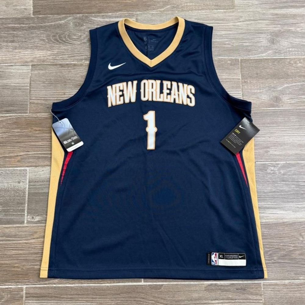Nike New Orleans pelicans Zion Williams swingman jersey NWTs